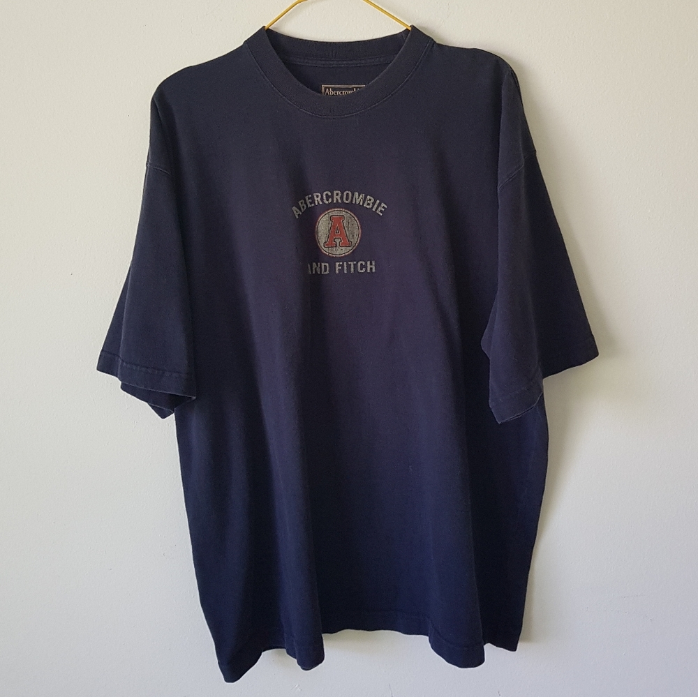 Vintage oversized Abercrombie blue tshirt